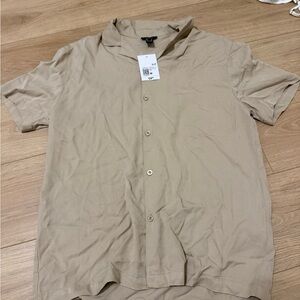 Forever 21 Tan Dress Shirt